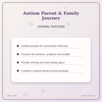 Idgit Ink Autism Parent & Family Journey deluxe journal and planner bundle — journal prompts and reflection features