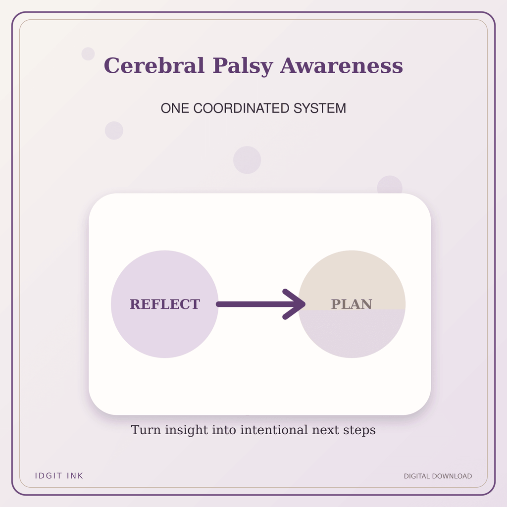 Idgit Ink Cerebral Palsy Awareness deluxe journal and planner bundle — topic-specific benefits and use cases