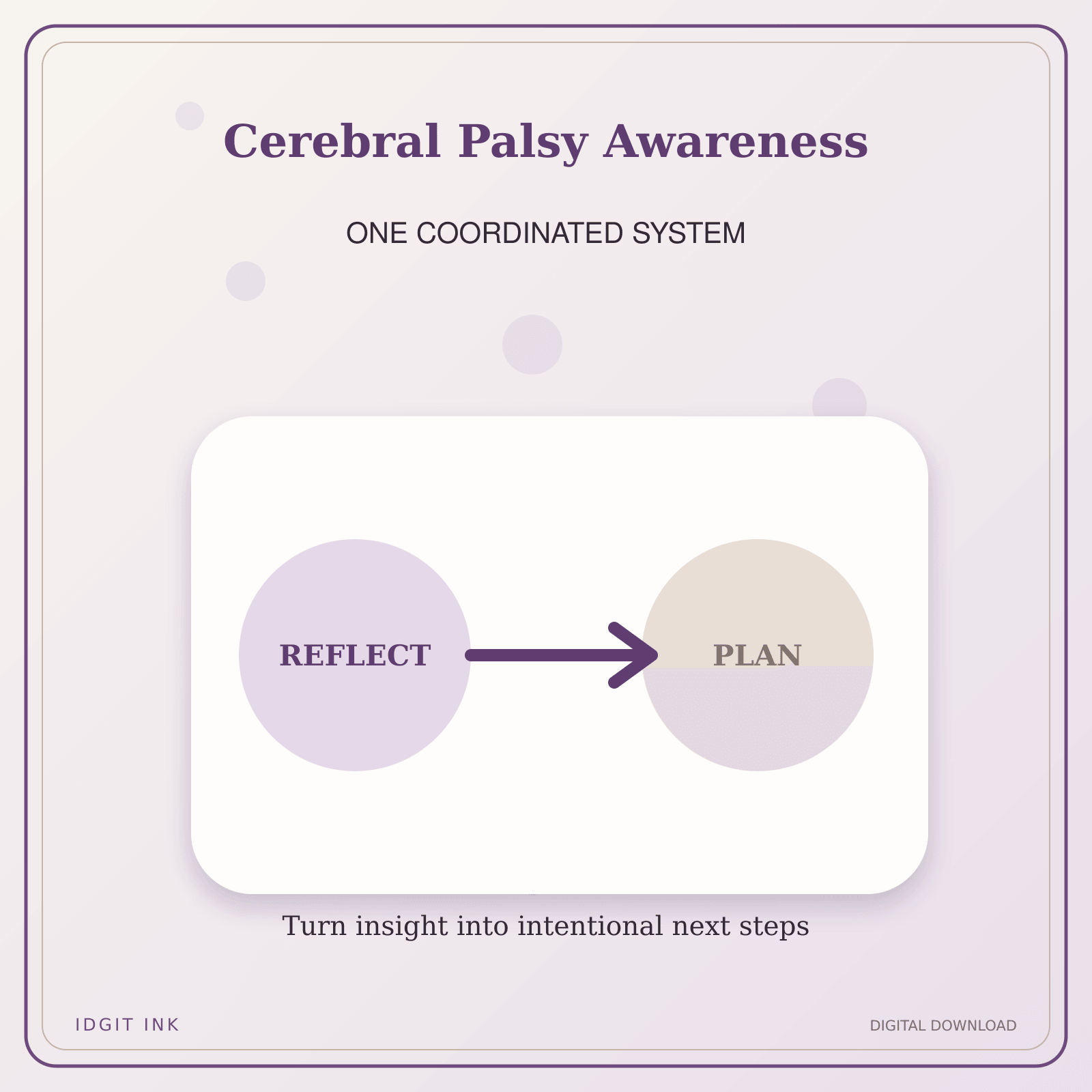 Idgit Ink Cerebral Palsy Awareness deluxe journal and planner bundle — topic-specific benefits and use cases