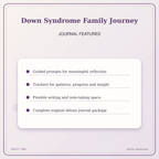 Idgit Ink Down Syndrome Family Journey deluxe journal and planner bundle — journal prompts and reflection features