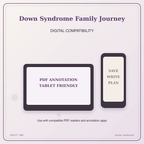 Idgit Ink Down Syndrome Family Journey deluxe journal and planner bundle — tablet and pdf annotation compatibility