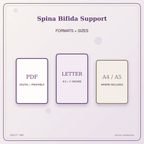 Idgit Ink Spina Bifida Support deluxe journal and planner bundle — digital formats and available page sizes