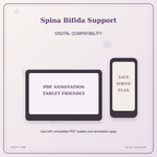 Idgit Ink Spina Bifida Support deluxe journal and planner bundle — tablet and pdf annotation compatibility