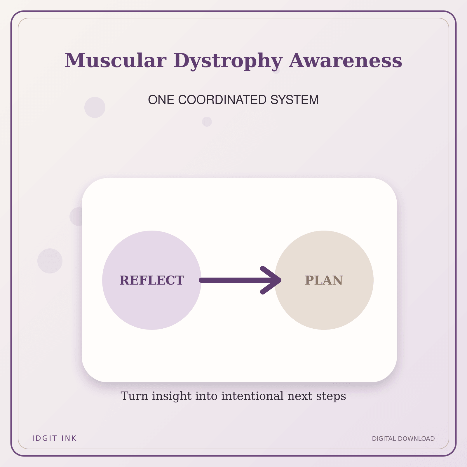 Idgit Ink Muscular Dystrophy Awareness deluxe journal and planner bundle — topic-specific benefits and use cases