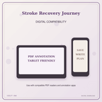 Idgit Ink Stroke Recovery Journey deluxe journal and planner bundle — tablet and pdf annotation compatibility