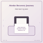 Idgit Ink Stroke Recovery Journey deluxe journal and planner bundle — home and professional printing information