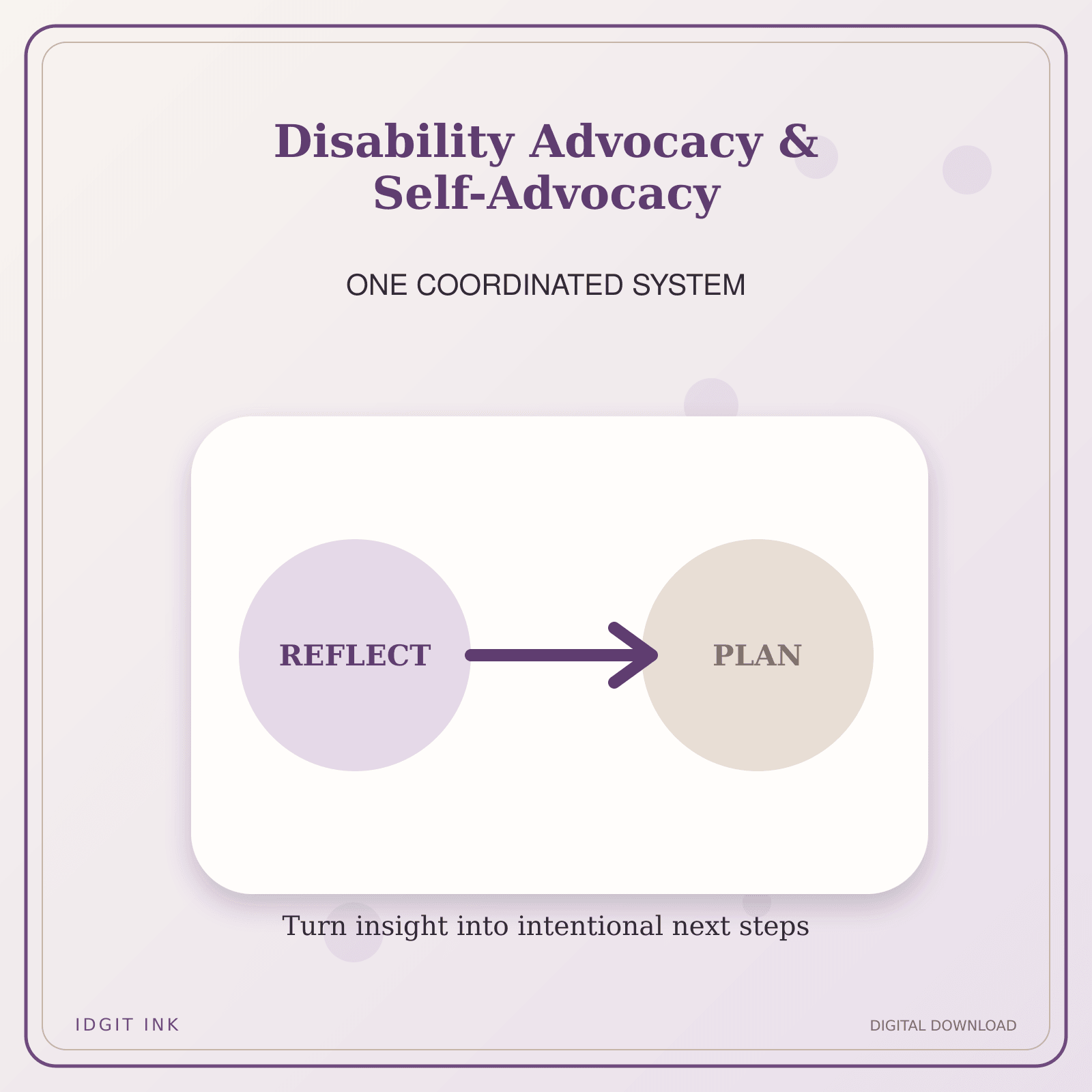 Idgit Ink Disability Advocacy & Self-Advocacy deluxe journal and planner bundle — topic-specific benefits and use cases