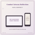 Idgit Ink Combat Veteran Reflection deluxe journal and planner bundle — tablet and pdf annotation compatibility
