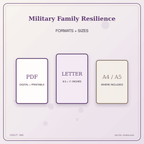 Idgit Ink Military Family Resilience deluxe journal and planner bundle — digital formats and available page sizes