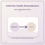 Idgit Ink Gold Star Family Remembrance deluxe journal and planner bundle — topic-specific benefits and use cases