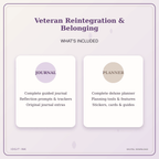 Idgit Ink Veteran Reintegration & Belonging deluxe journal and planner bundle — complete journal and planner bundle contents