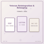 Idgit Ink Veteran Reintegration & Belonging deluxe journal and planner bundle — digital formats and available page sizes