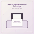 Idgit Ink Veteran Reintegration & Belonging deluxe journal and planner bundle — home and professional printing information
