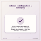 Idgit Ink Veteran Reintegration & Belonging deluxe journal and planner bundle — instant download and no physical product notice