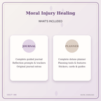 Idgit Ink Moral Injury Healing deluxe journal and planner bundle — complete journal and planner bundle contents