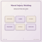 Idgit Ink Moral Injury Healing deluxe journal and planner bundle — included digital stickers and cards