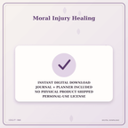 Idgit Ink Moral Injury Healing deluxe journal and planner bundle — instant download and no physical product notice