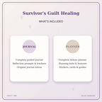 Idgit Ink Survivor's Guilt Healing deluxe journal and planner bundle — complete journal and planner bundle contents