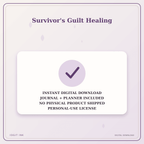 Idgit Ink Survivor's Guilt Healing deluxe journal and planner bundle — instant download and no physical product notice