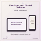 Idgit Ink First Responder Mental Wellness deluxe journal and planner bundle — tablet and pdf annotation compatibility
