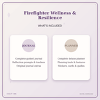 Idgit Ink Firefighter Wellness & Resilience deluxe journal and planner bundle — complete journal and planner bundle contents