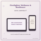 Idgit Ink Firefighter Wellness & Resilience deluxe journal and planner bundle — tablet and pdf annotation compatibility