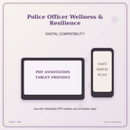 Idgit Ink Police Officer Wellness & Resilience deluxe journal and planner bundle — tablet and pdf annotation compatibility