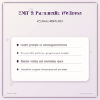 Idgit Ink EMT & Paramedic Wellness deluxe journal and planner bundle — journal prompts and reflection features