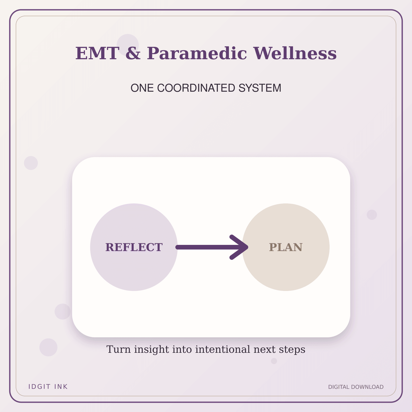 Idgit Ink EMT & Paramedic Wellness deluxe journal and planner bundle — topic-specific benefits and use cases