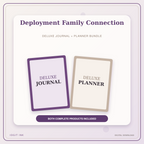 Idgit Ink Deployment Family Connection deluxe journal and planner bundle — primary bundle cover showing both deluxe products