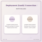 Idgit Ink Deployment Family Connection deluxe journal and planner bundle — complete journal and planner bundle contents