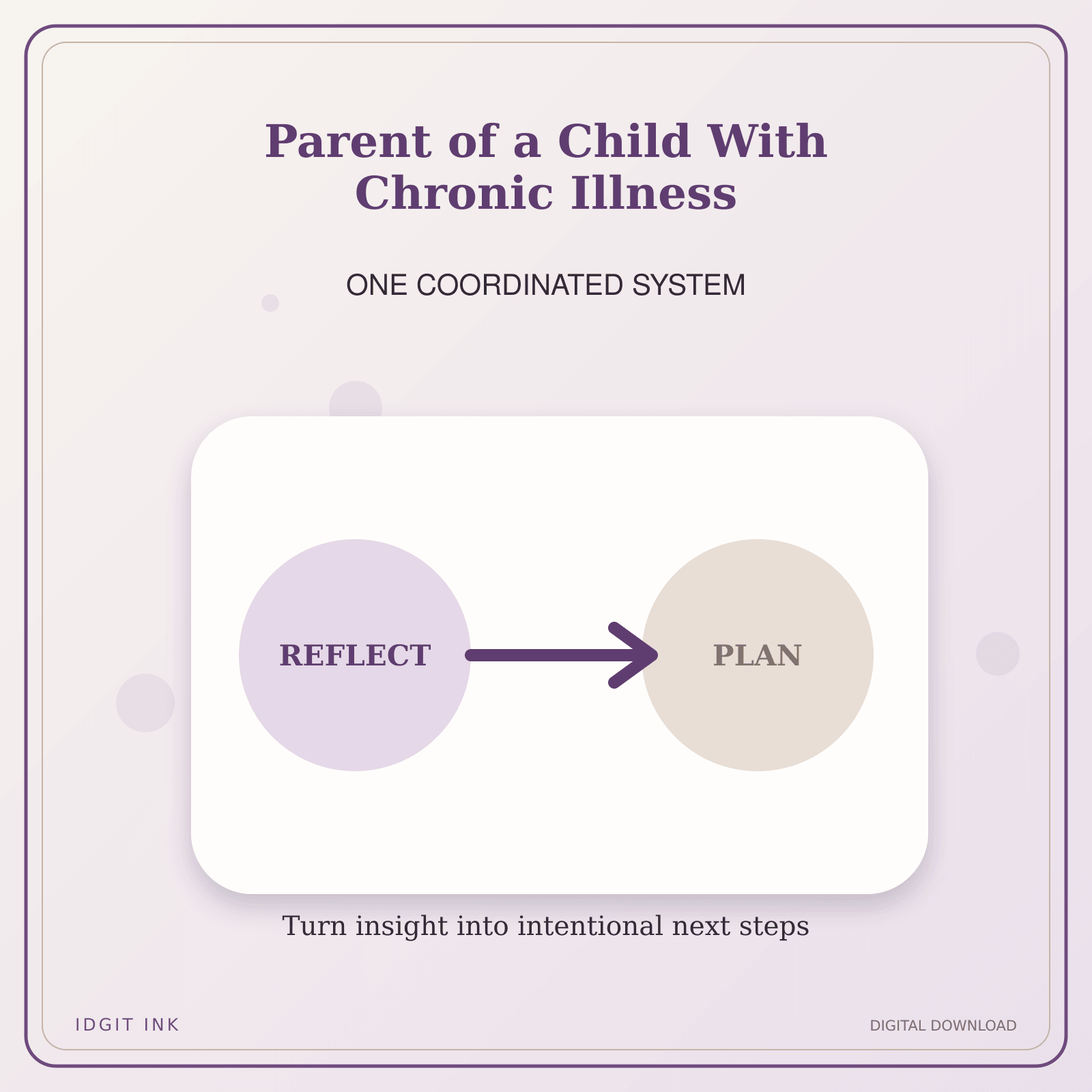 Idgit Ink Parent of a Child With Chronic Illness deluxe journal and planner bundle — topic-specific benefits and use cases