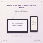 Idgit Ink Walk With Me — You Are Not Alone deluxe journal and planner bundle — tablet and pdf annotation compatibility