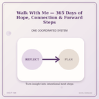 Idgit Ink Walk With Me — 365 Days of Hope, Connection & Forward Steps deluxe journal and planner bundle — topic-specific benefits and use cases