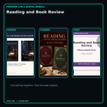 Reading and Book Review premium digital journal planner and diary bundle cover