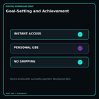 Goal-Setting and Achievement secure digital download personal-use and no-shipping notice