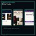 Bible Study premium digital journal planner and diary bundle cover