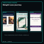 Weight-Loss Journey complete three-product digital bundle overview
