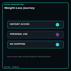Weight-Loss Journey secure digital download personal-use and no-shipping notice