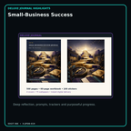 Small-Business Success deluxe digital journal features and guided reflection pages