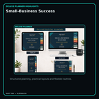 Small-Business Success deluxe digital planner features and flexible organization