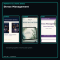 Stress-Management premium digital journal planner and diary bundle cover