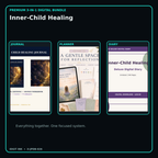 Inner-Child Healing premium digital journal planner and diary bundle cover