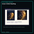 Inner-Child Healing deluxe digital journal features and guided reflection pages
