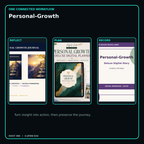 Personal-Growth connected journal planner diary workflow and customer benefits