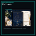Life-Purpose deluxe digital planner features and flexible organization