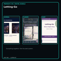 Letting-Go premium digital journal planner and diary bundle cover