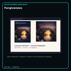 Forgiveness deluxe digital journal features and guided reflection pages