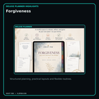 Forgiveness deluxe digital planner features and flexible organization