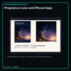 Pregnancy-Loss and Miscarriage deluxe digital journal features and guided reflection pages